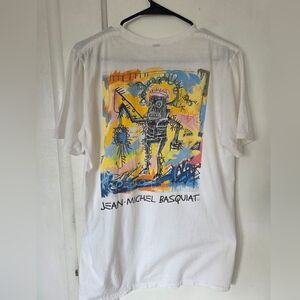 Jean-Michel Basquiat Crown Logo Tee Shirt T-shirt Medium